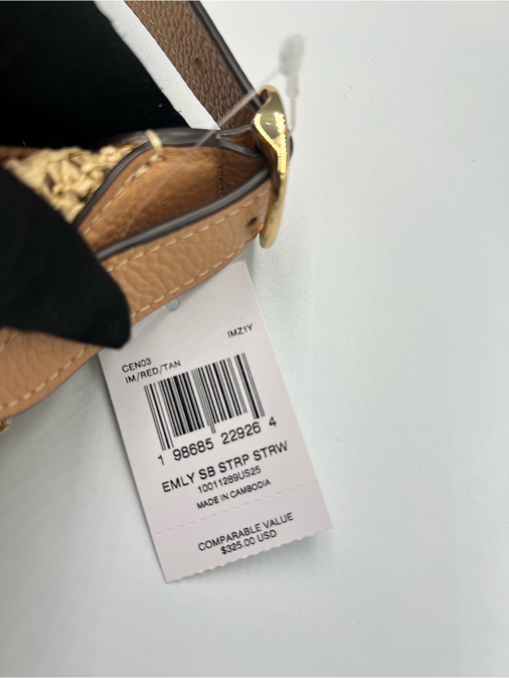Coach Emily Shoulder/Crossbody Bag With Charm NWT - Picture 5 of 11